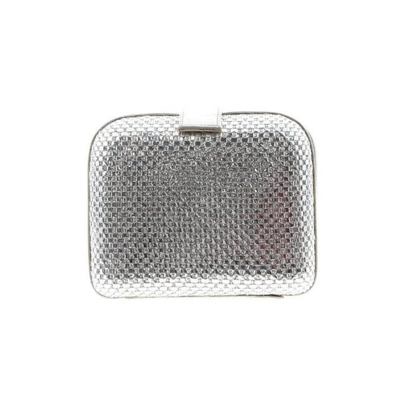 Walborg Vintage Silver Clamshell Evening Bag/Clutch